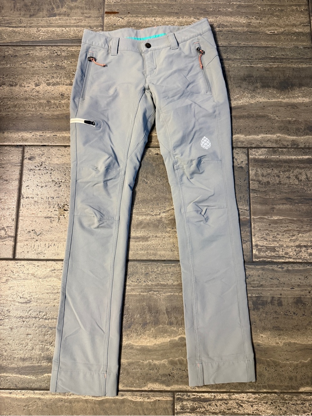 Stio Women’s OPR Hiking Pants Gray Size 2 Softshell Technical Trail Pant